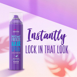 Aussie Instant Freeze Hairspray with Jojoba Oil & Sea Kelp, 10.0 oz