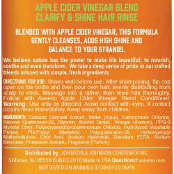 Aveeno Hair Rinse Apple Cider Vinegar Blend 6.8 Ounce (201ml)