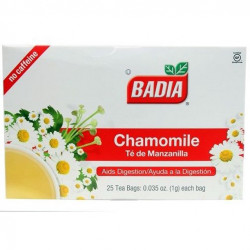 Badia Chamomile Tea, 25 Ea