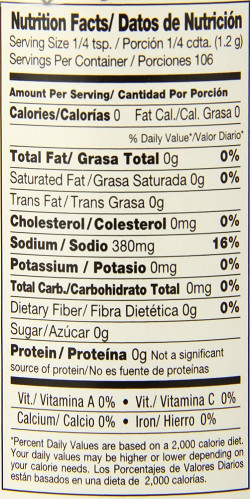 Badia Garlic Salt, 4.5 Ounce