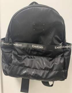 Bebe Black Backpack