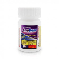 Belmora AnaDent Pain Reliever Fever Reducer 24 Tabs - Pastillas para el Dolor y la Fiebre