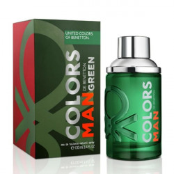 Benetton Colors De Benetton Man Green EDT 3.4 Oz 100 Ml