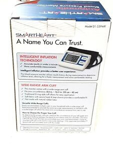 Blood Pressure Monitor by Smart Heart, Arm Monitor, Model # 01-539 Eng & Spanish