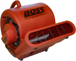 BOSS equipo de limpieza Soplador Ventilador 3 Velocidades, 120 V, color rojo