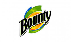 Bounty Everyday Paper Napkins, White Print, 200 Count x 2 = 400 count (Pack of 2)