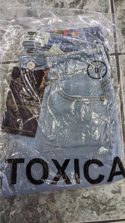 Brand New Plus Size Denim Toxica Skinny Blue Jeans, Women's