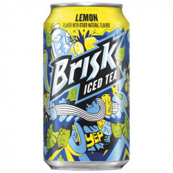 Brisk Lemon Iced Tea 12 oz, 12 Pack Cans