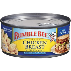 BUMBLE BEE CHUNK CHICKEN BREAST PREMIUM IN WATER 10 OZ