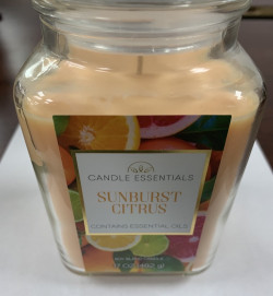 Candle Essentials |Sunburst Citrus | Candle Jar -17 0z