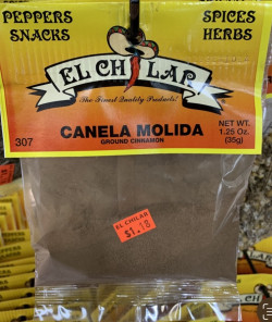 Canela Molida | Ground Cinnamon | EL Chilar | Spices Herbs |1.25 Oz
