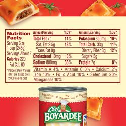 Chef Boyardee Beef Ravioli, 15 oz