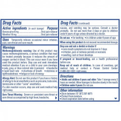 Chloraseptic Benzocaine Oral Pain Reliever Sore Throat Lozenges Cherry 18 ct