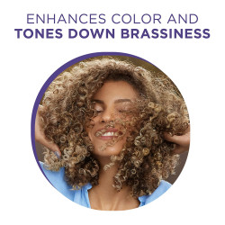 Clairol Professional Shimmer Lights Violet Toning Mask, Deep Conditions with Coconut, Jojoba & Argan Oil
