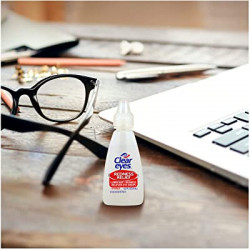 Clear Eyes Redness Eye Relief Eye Drops, Relieves Redness & Calms Irritation, 0.5 Fl Oz