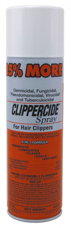 Clippercide Spray For Clippers 15oz.