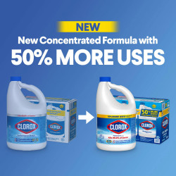 Clorox Performance Bleach, 121 oz. bottles (Pack of 3)