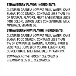 Danimals Strawberry Explosion & Strikin’ Strawberry Kiwi Variety Pack Smoothies, 3.1 Oz. Bottles, 12 Count