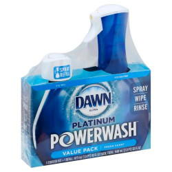 Dawn Platinum Powerwash Dish Spray Dish Soap Fresh Scent Bundle 1 Starter-Kit Plus 1 Refill - 16 Fl Oz Each