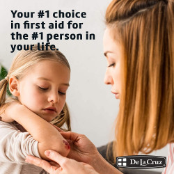 De la Cruz Gentian Violet - Violeta de Genciana - Tincture of Violet 1% First Aid Antiseptic, 1 FL OZ