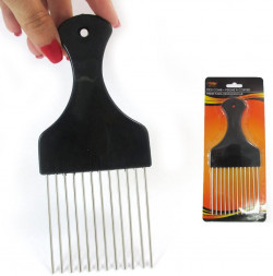 Detangle Metal Lift Hair Pick Piks Comb Wig Braid Hair Afro Man Tease Pocket Sz