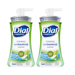 Dial Complete Antibacterial Foaming Hand Wash, Fresh Pear, 7.5 Oz "2-PACK"