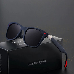 DJXFZLO Brand Design Polarized Sunglasses Men Women Driver Shades Male Vintage Sun Glasses Men Spuare Mirror Summer UV400OculoS