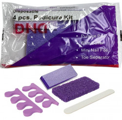 DND 4 Piece Pedicure Kit (Nail File, Buffer, Wood Stick & Pumice)