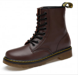 Dr. Martens Men's/Women 1460 Classic Brown Boot Hiking Sneakers Boots Size US9.5 Foot Length (10.26 INCH)
