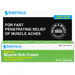 Dr. Sheffield's MUSCLE RUB Pain Relieving Cream 35gm