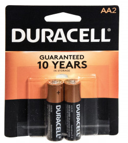 Duracell AA Alkaline Batteries 1.5v (2 Pack) MN1500 (LR6)