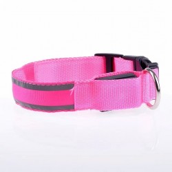 Glow Led Light Dog Collar | Pink