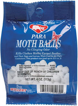 Enoz Original Moth Balls, 4 oz Each, 4 Pack