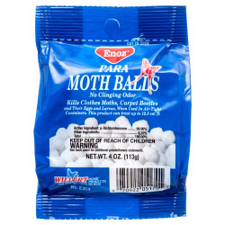 Enoz Original Moth Balls, 4 oz Each, 4 Pack