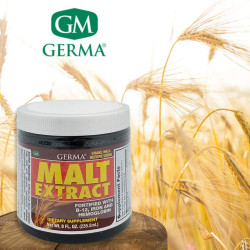Extracto de malta de germa con vitaminas reforzadas con B-12, 8 oz.