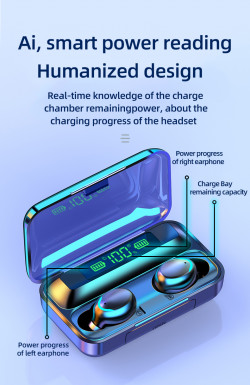 F9 Wireless Earbuds Bluetooth Headphones