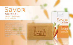 Fair & White Original Exfoliating Soap with Carrot Oil