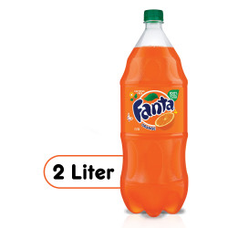 Fanta Orange Soda Bottle, 2 Liters