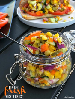 Farm fresh Pirlze vegetable relish