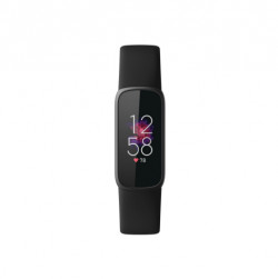 Fitbit Luxe Fitness and Wellness Tracker Bundle with One-Size Band and Bonus Small Band - Black