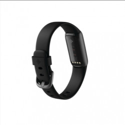 Fitbit Luxe Fitness and Wellness Tracker Bundle with One-Size Band and Bonus Small Band - Black