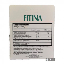 Fitina "The Original Helps Boost Memory" Daily Dietary Supplement 100 Tablets