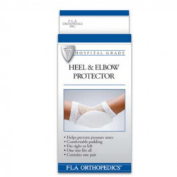 FLA Hospital Grade Heel & Elbow Protector, White, Universal Size