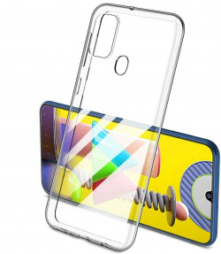 For Samsung Galaxy M31 Case Clear Silicone Slim Gel Cover