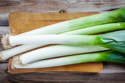 Fresh Green Leeks