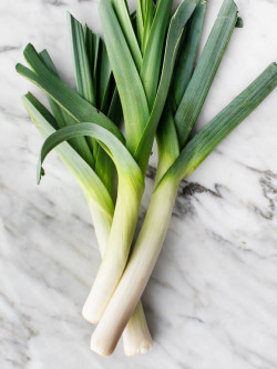 Fresh Green Leeks