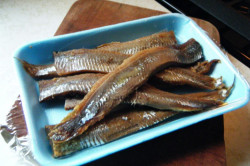 Fresh Packed smoke herring fillets sold by the pound