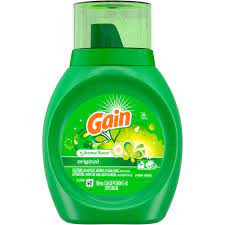 Gain Liquid Laundry Detergent - Liquid - 25 Fl Oz (0.8 Quart)  Original Scent - 6 / Carton - Green
