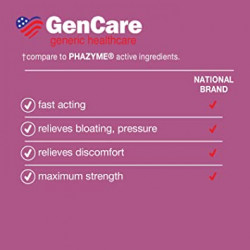 GenCare - Ultra Strength Simethicone Gas Relief 180 mg (365 Softgels)