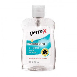 Germ-X Hand Sanitizer With Flip Top Cap Original 8 Oz